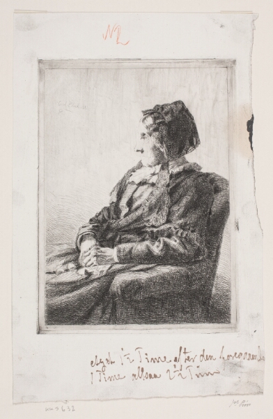 Carl Bloch, Dameportræt