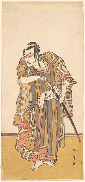 Katsukawa Shunshō　勝川春章, Kabuki Actor Ichikawa Danzō IV