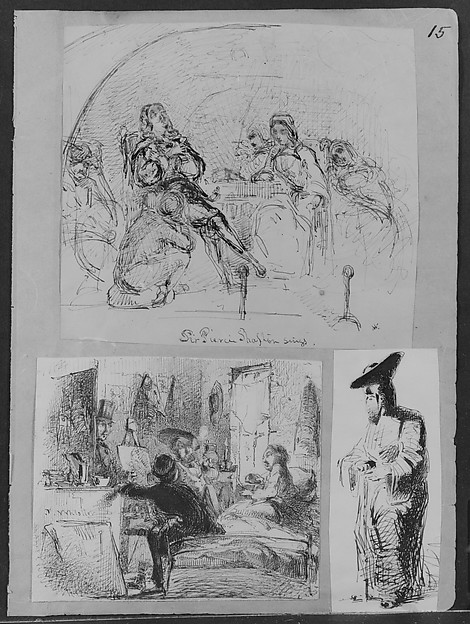 James McNeill Whistler, Artist's Studio (from Sketchbook)