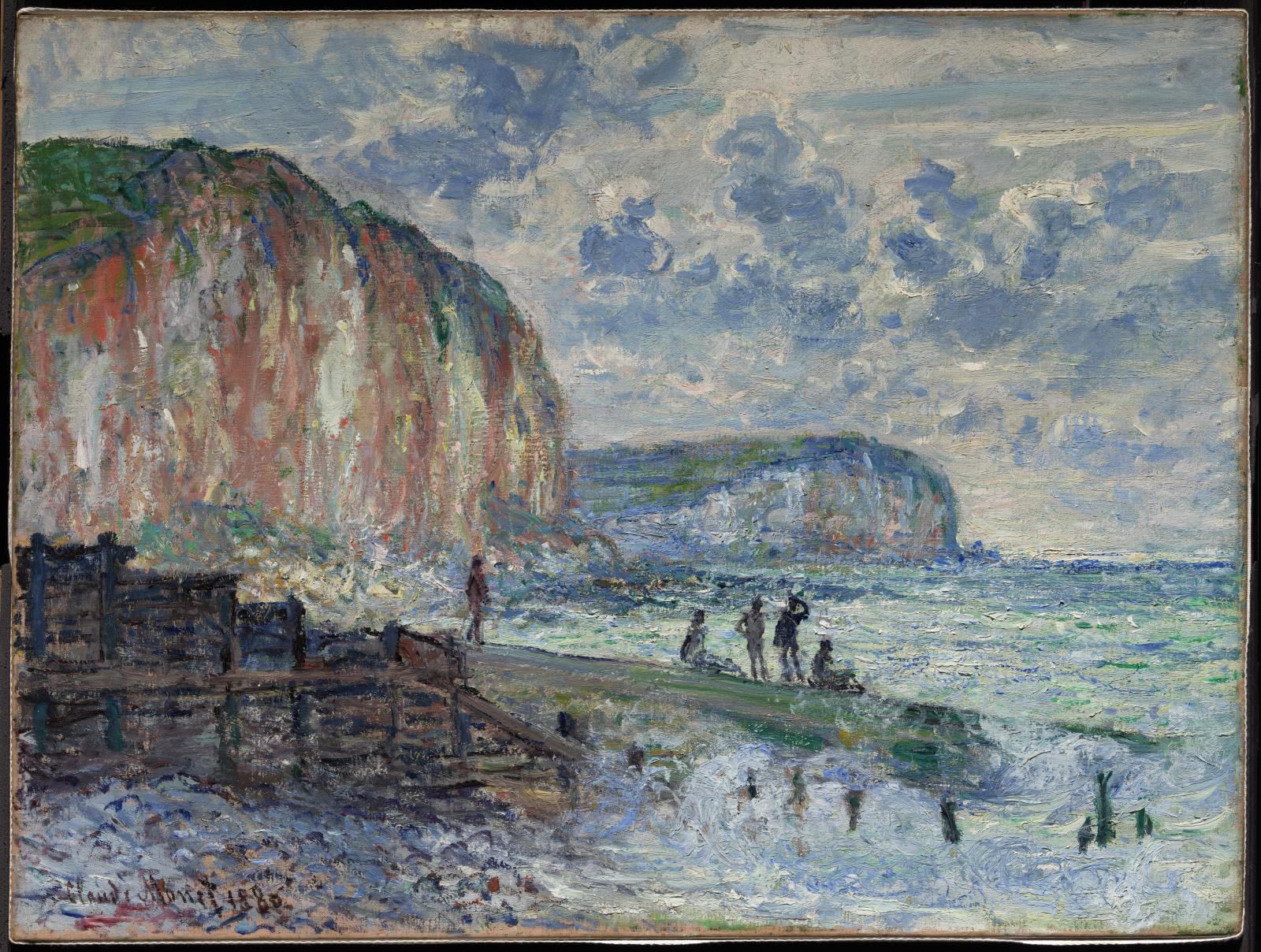 Claude Monet, Cliffs of the Petites Dalles
