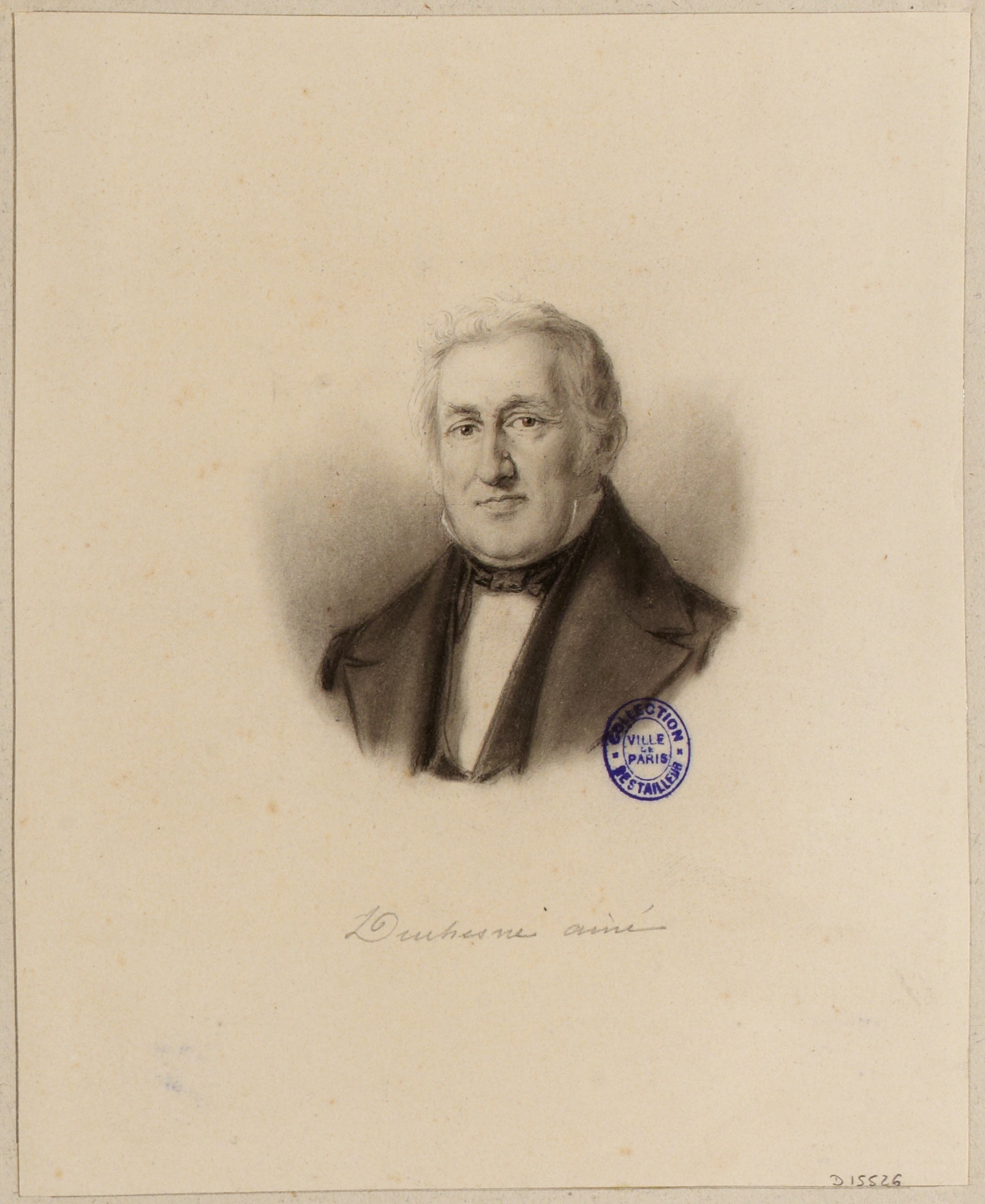 Anonyme, Portrait de l'architecte Duchesne, ainé