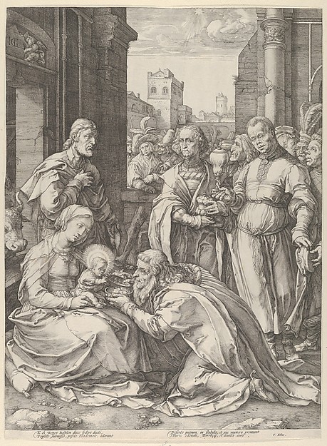 Hendrick Goltzius, Adoration of the Magi