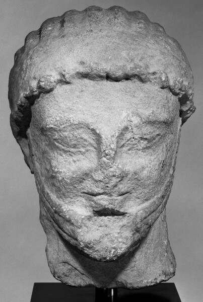 Unknown, Head from a Statue of a Male Figure