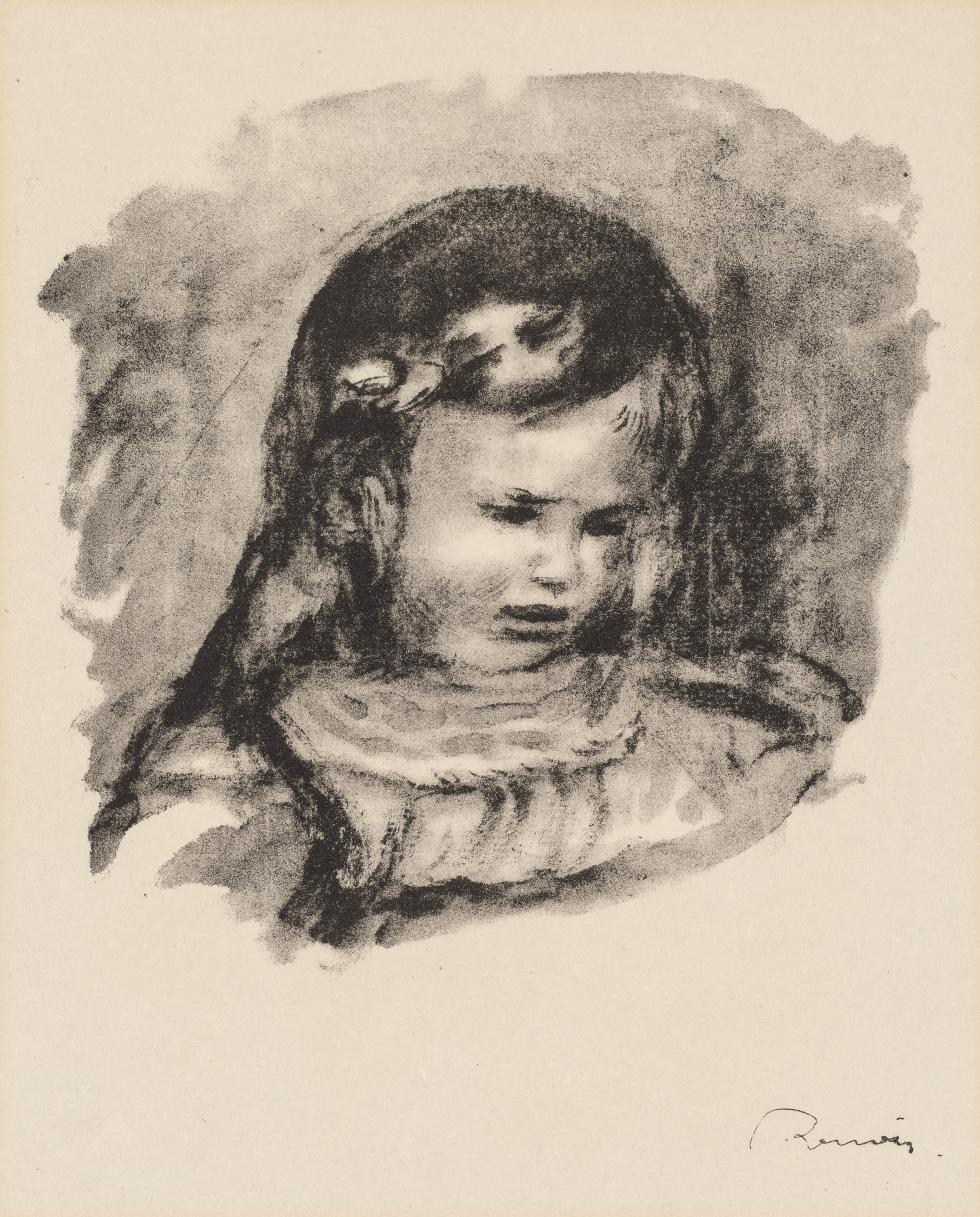 Pierre-Auguste Renoir, Claude Renoir, the Head Lowered (Claude Renoir, la tête baissée)