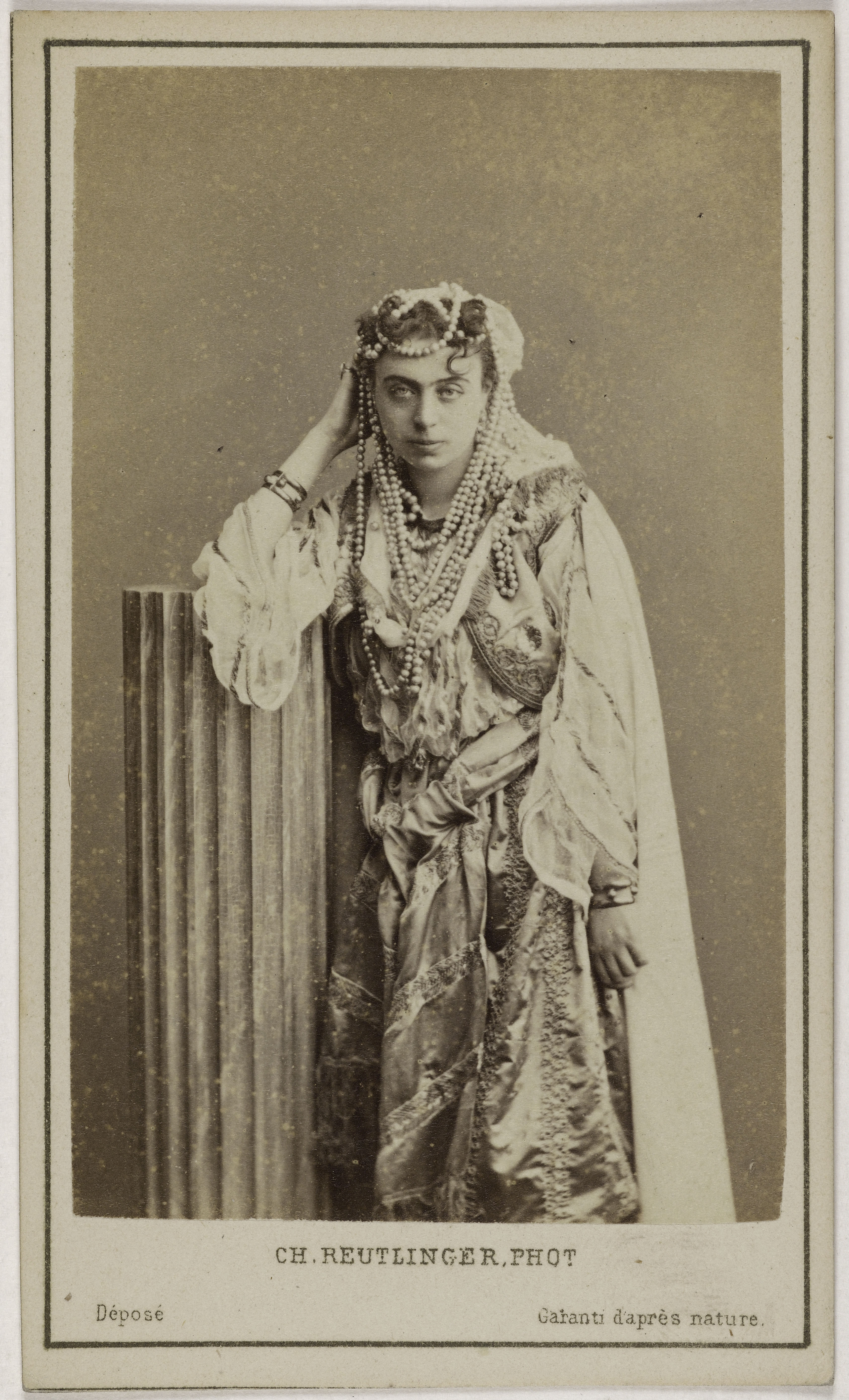 Charles Reutlinger, Portrait de Deborah (actrice au théâtre de la Gaîté)
