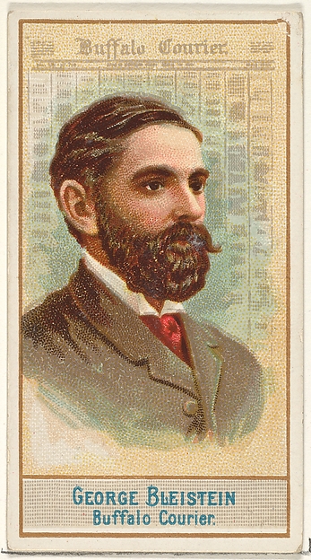 Allen & Ginter, George Bleistein, Buffalo Courier, from the American Editors series (N1) for Allen & Ginter Cigarettes Brands
