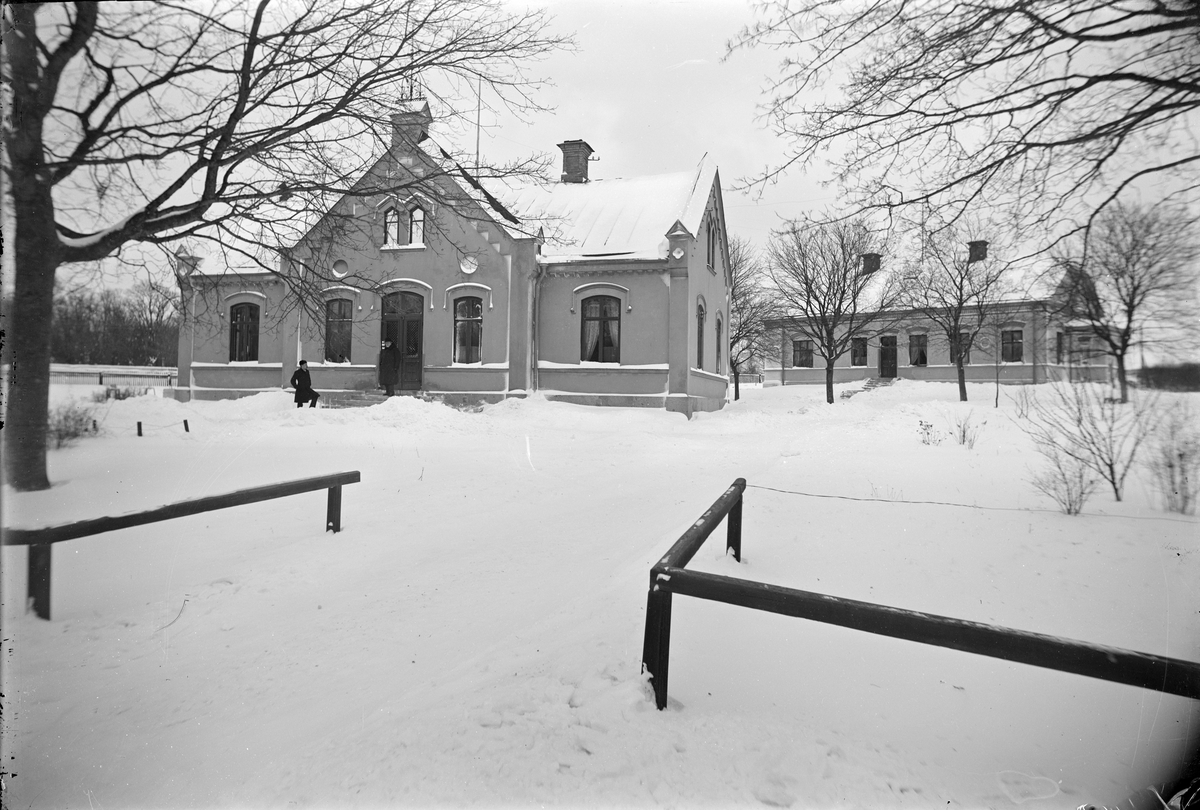Henri Osti's Fotografiateliér, Meteorologiska institutionen, kvarteret Observatoriet, Uppsala före 1914