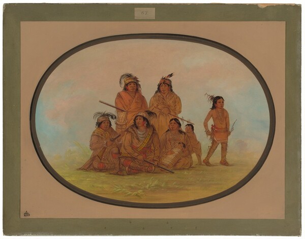 George Catlin, Seminolee Indians, Prisoners at Fort Moultrie