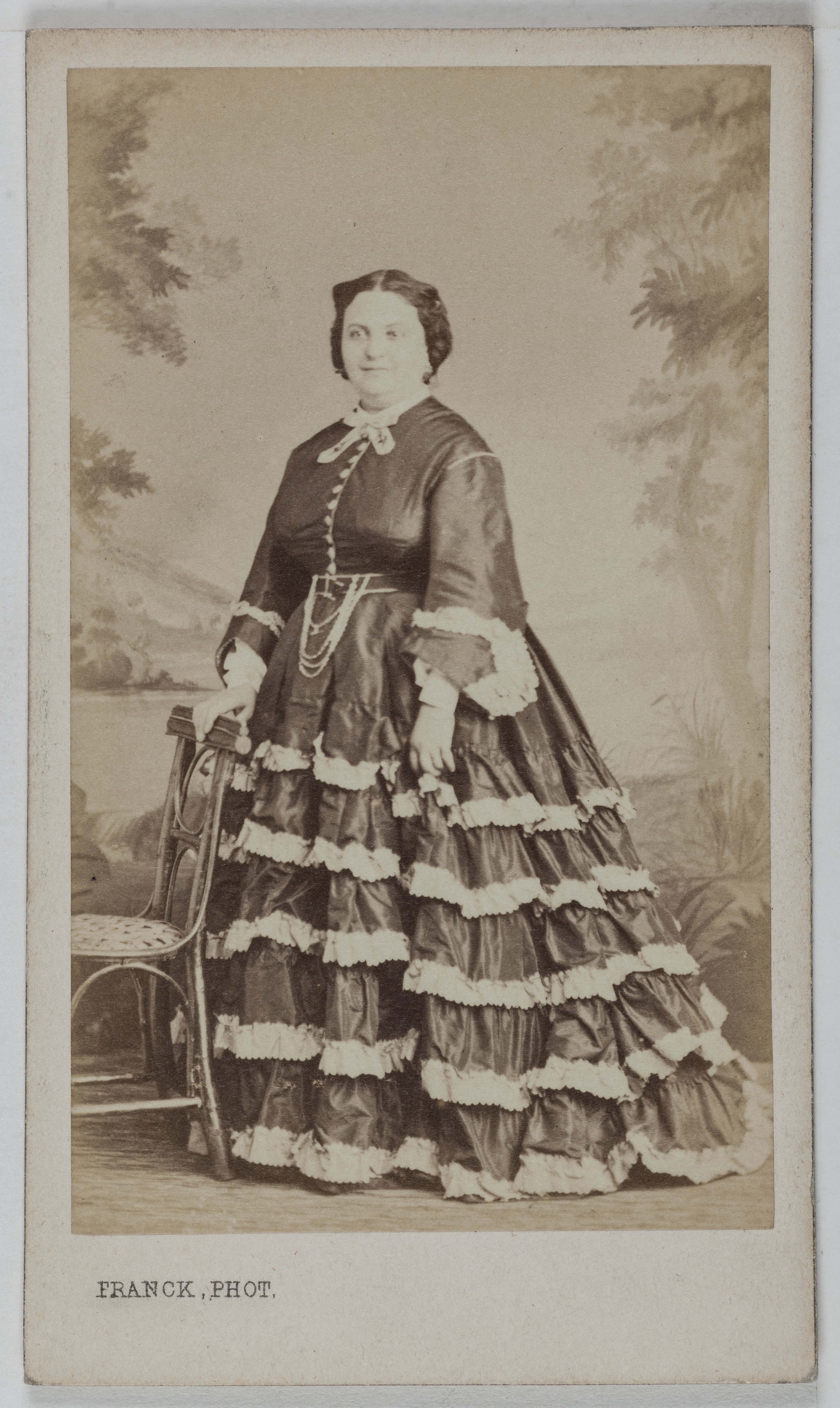 Franck, Portrait de Nathalie Martel (1816-1885), dite Nathalie, actrice de théâtre entre 1837 et 1873.
