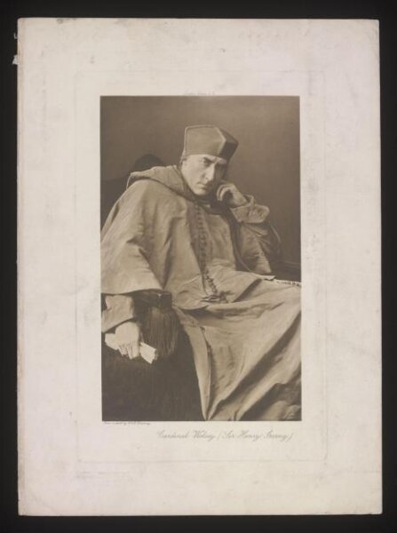 W. & D. Downey, Cardinal Wolsey (Sir Henry Irving)