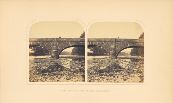 Roger Fenton, New Lower Hodder Bridge, Lancashire