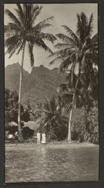 Louis Fleckenstein, [Couple in Tropical Landscape]