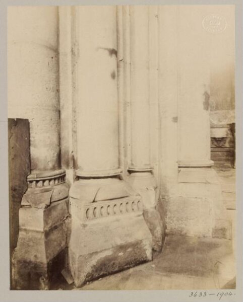 Atget, Jean-Eugène-Auguste, Church of St Julien, Paris, France