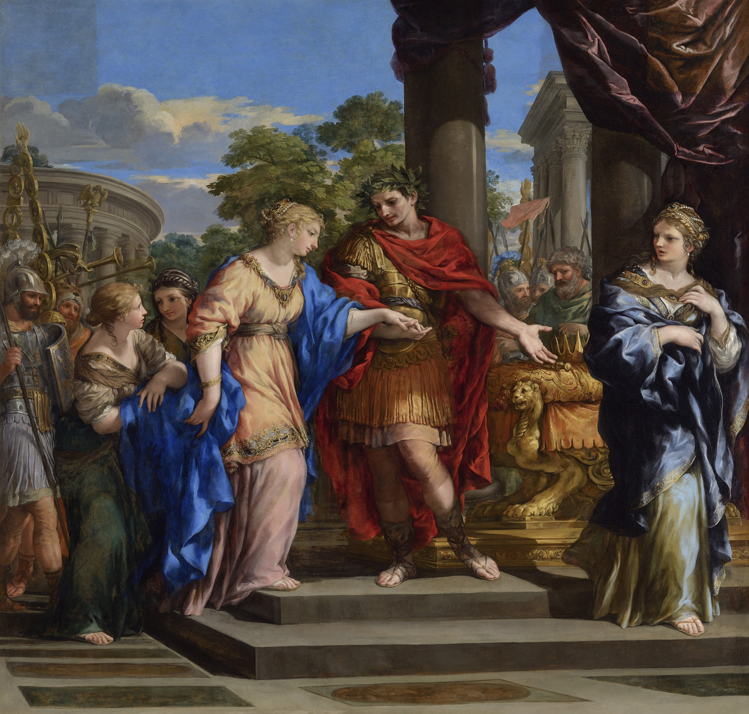 Pietro da Cortona, Caesar Giving Cleopatra the Throne of Egypt