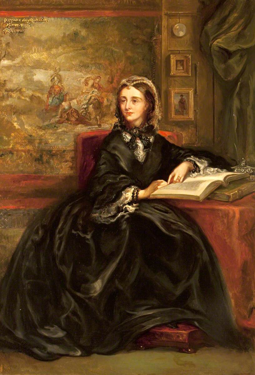 Rebecca Dulcibella Orpen, Henrietta Georgiana Marcia Lascelles Iremonger, Lady Chatterton (1806 – 1876), Mrs Edward Heneage Dering (after Richard Buckner)