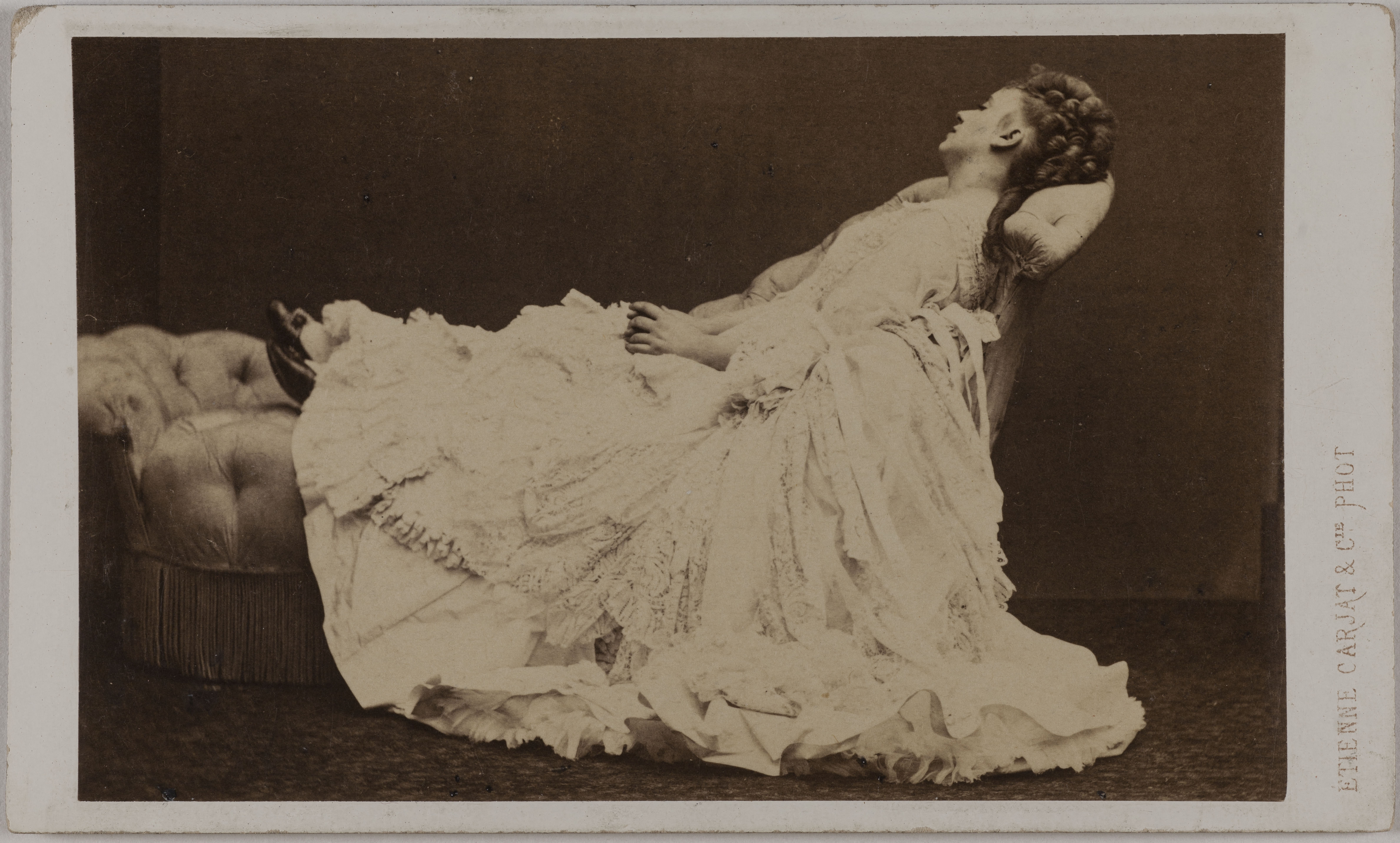 Etienne Carjat, Portrait de Blanche d'Antigny (Maria Ernestine Antigny, dite), (1842-1874), (actrice)