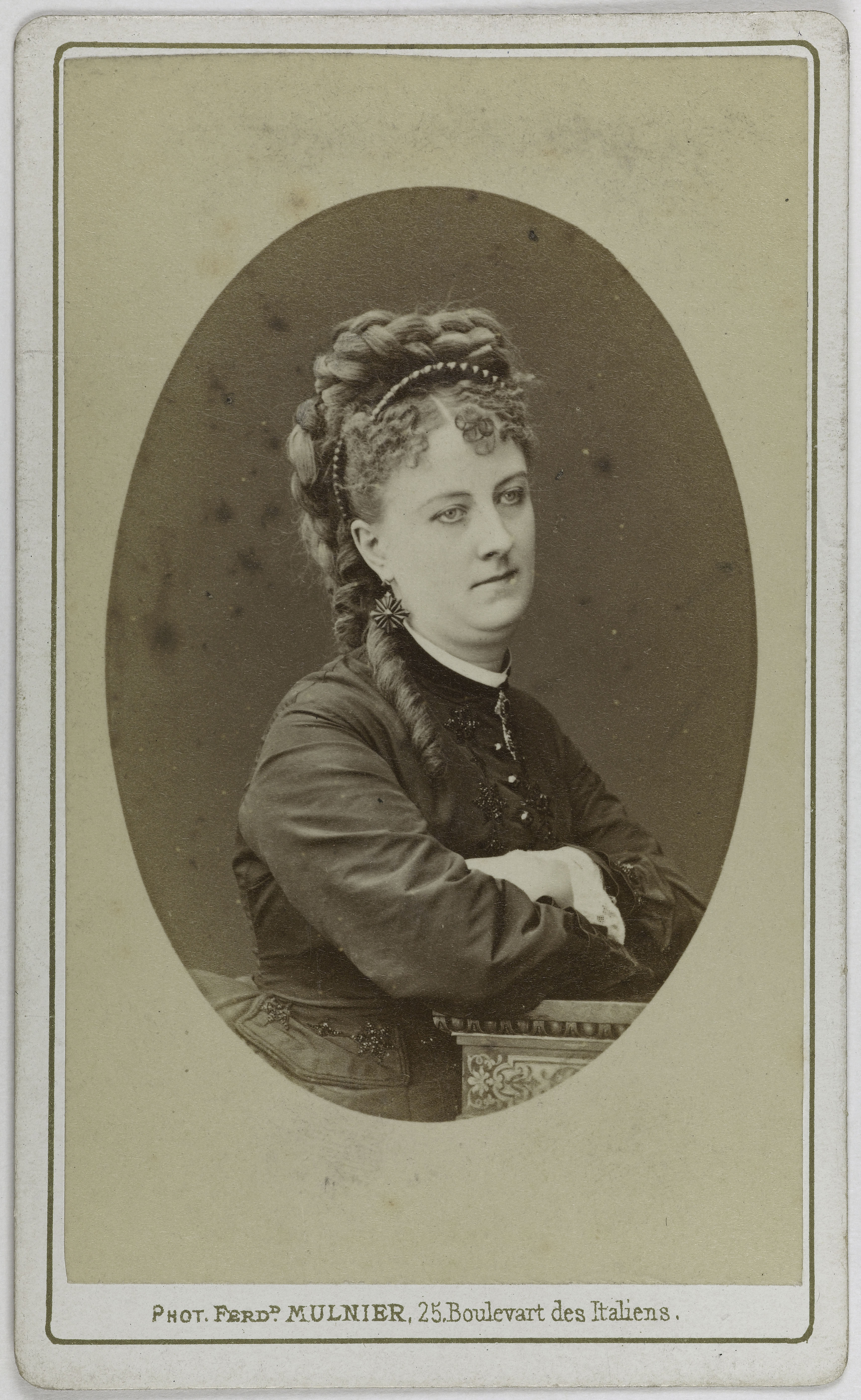 Ferdinand Mulnier, Portrait de Périga, (Louise Périgat, dite), (1834-1909), (actrice)