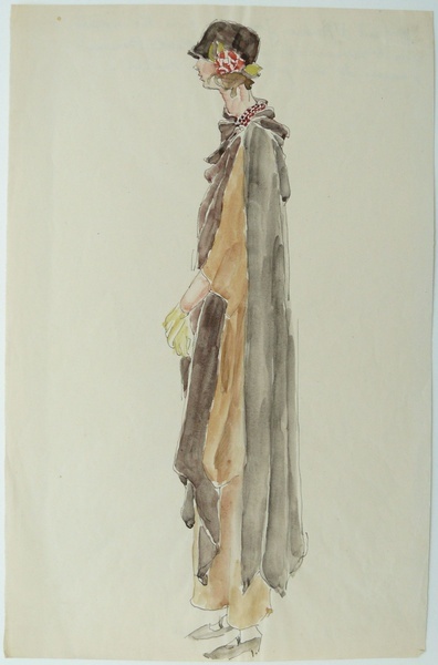 Antoine Bourdelle, Etude, Américaine (Audrey James) pour polychromie