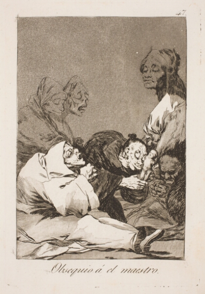 Francisco de Goya, En gave til mesteren