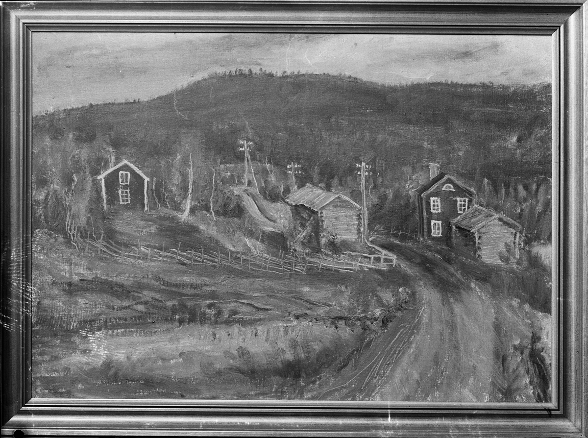 Gunnar Sundgren, Reprofotografi av en oljemålning, målad av S. Stålberg1932