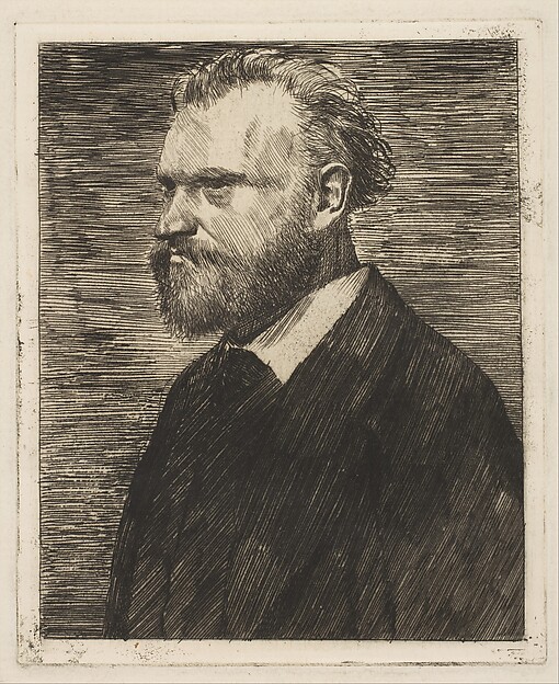 Edgar Degas, Édouard Manet, Bust-Length Portrait