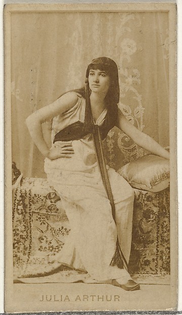 W. Duke, Sons & Co., Julia Arthur, from the Actors and Actresses series (N145-8) issued by Duke Sons & Co. to promote Duke Cigarettes