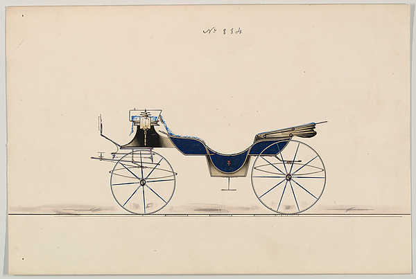 Brewster & Co., Design for Vis-à-vis, no. 814