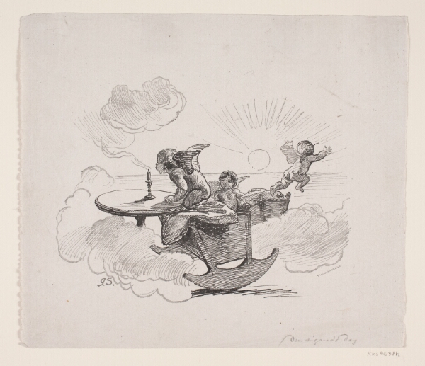 F. Hendriksen, Illustration til Grundtvig: "Den signede dag"