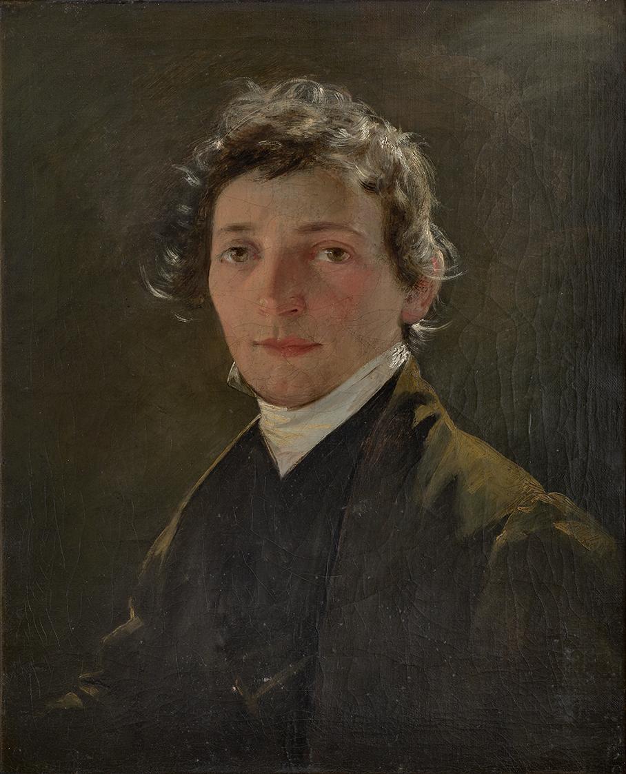 Friedrich von Amerling, Bildnis des Malers Carl Geyling in Wien