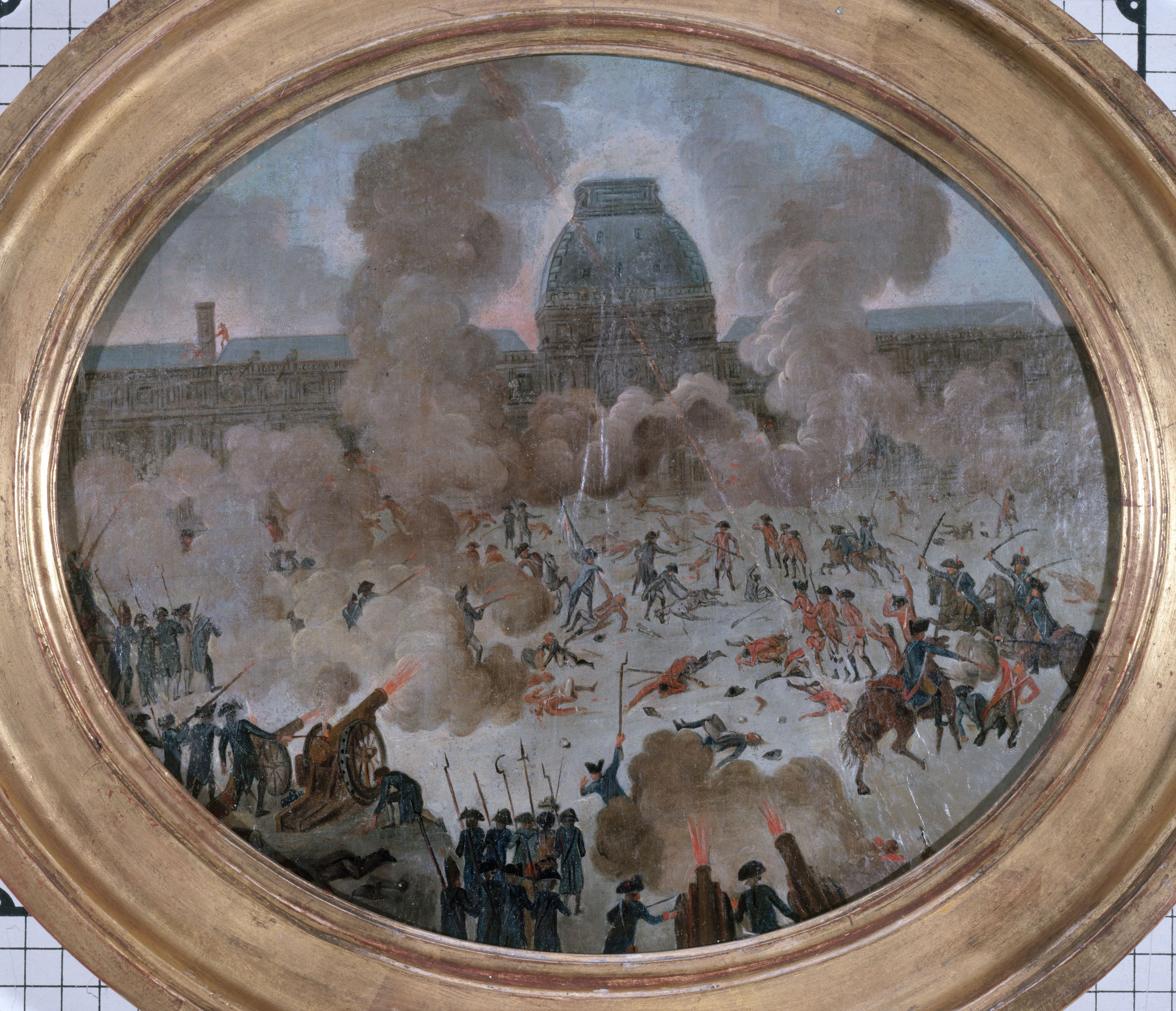 Anonyme, Prise des Tuileries, le 10 août 1792