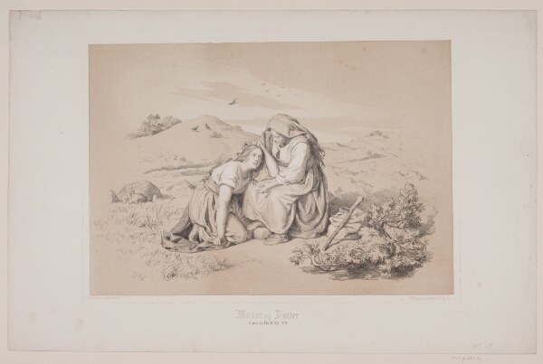 Lorenz Frølich, Moder og datter, pag. 289, illustration til Christian Winthers "Hjortens Flugt"