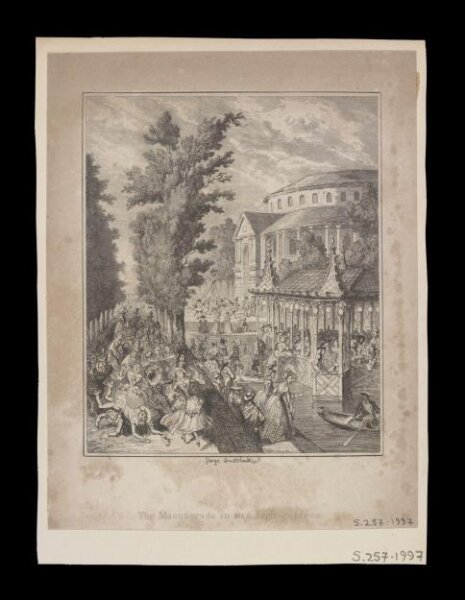 Cruikshank, George, The Masquerade in Ranelagh gardens