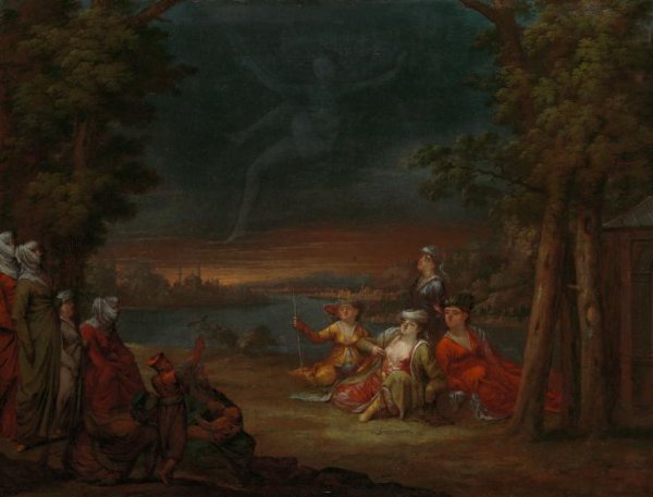 Jean Baptiste Vanmour, Turkish Women in the Countryside near Istanbul