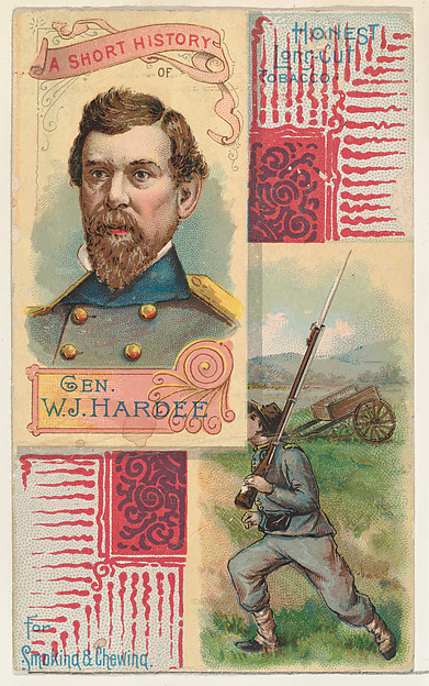 W. Duke, Sons & Co., A Short History: General William J. Hardee, from the Histories of Generals series (N114) issued by W. Duke, Sons & Co. to promote Honest Long Cut Smoking and Chewing Tobacco