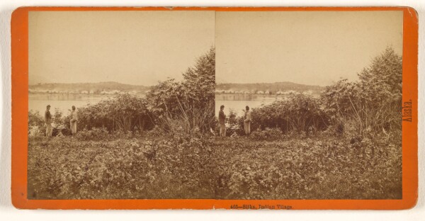 Eadweard J. Muybridge, Sitka, Indian Vilage [sic].