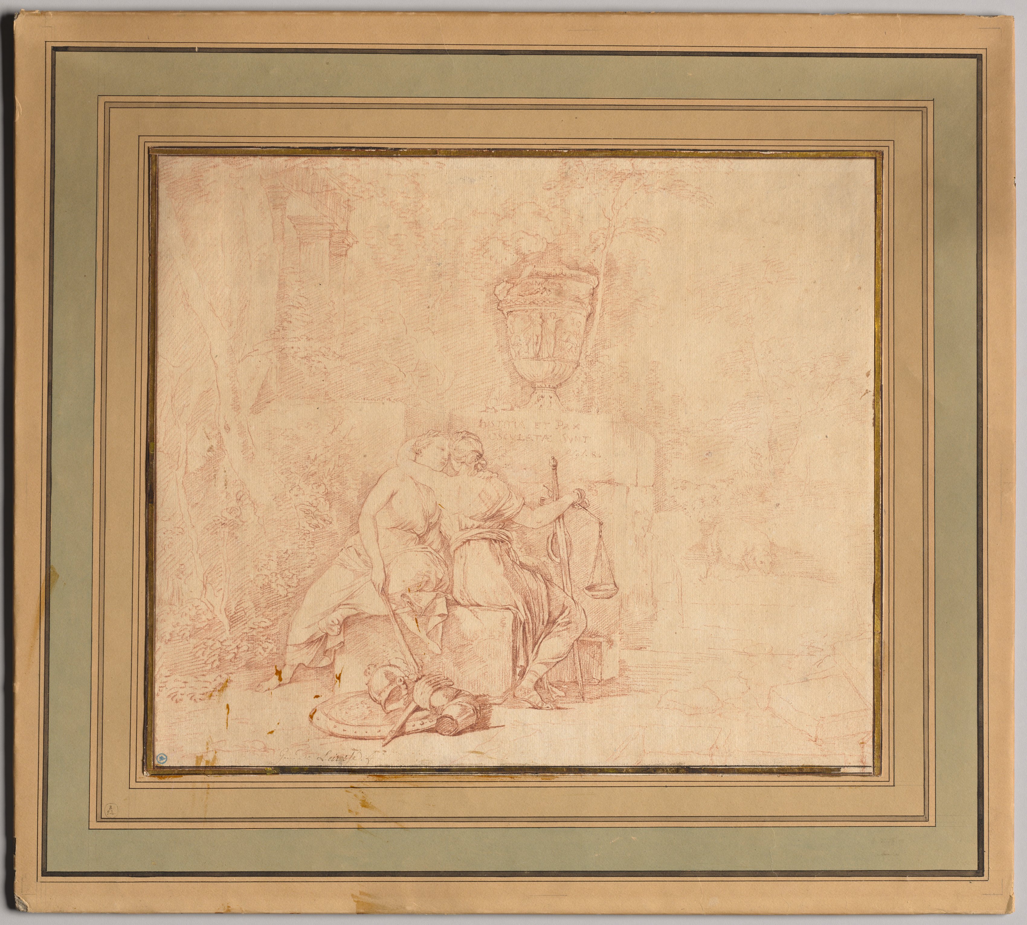 Gerard de Lairesse, The Kiss of Peace and Justice