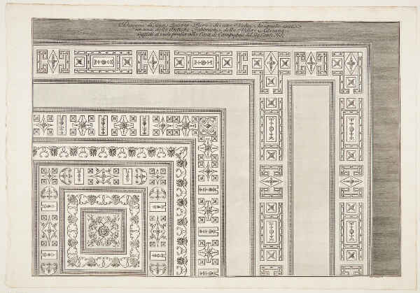 Giovanni Battista Piranesi, Udsnit af en stukhvælving fra Hadrians Villa, Tivoli