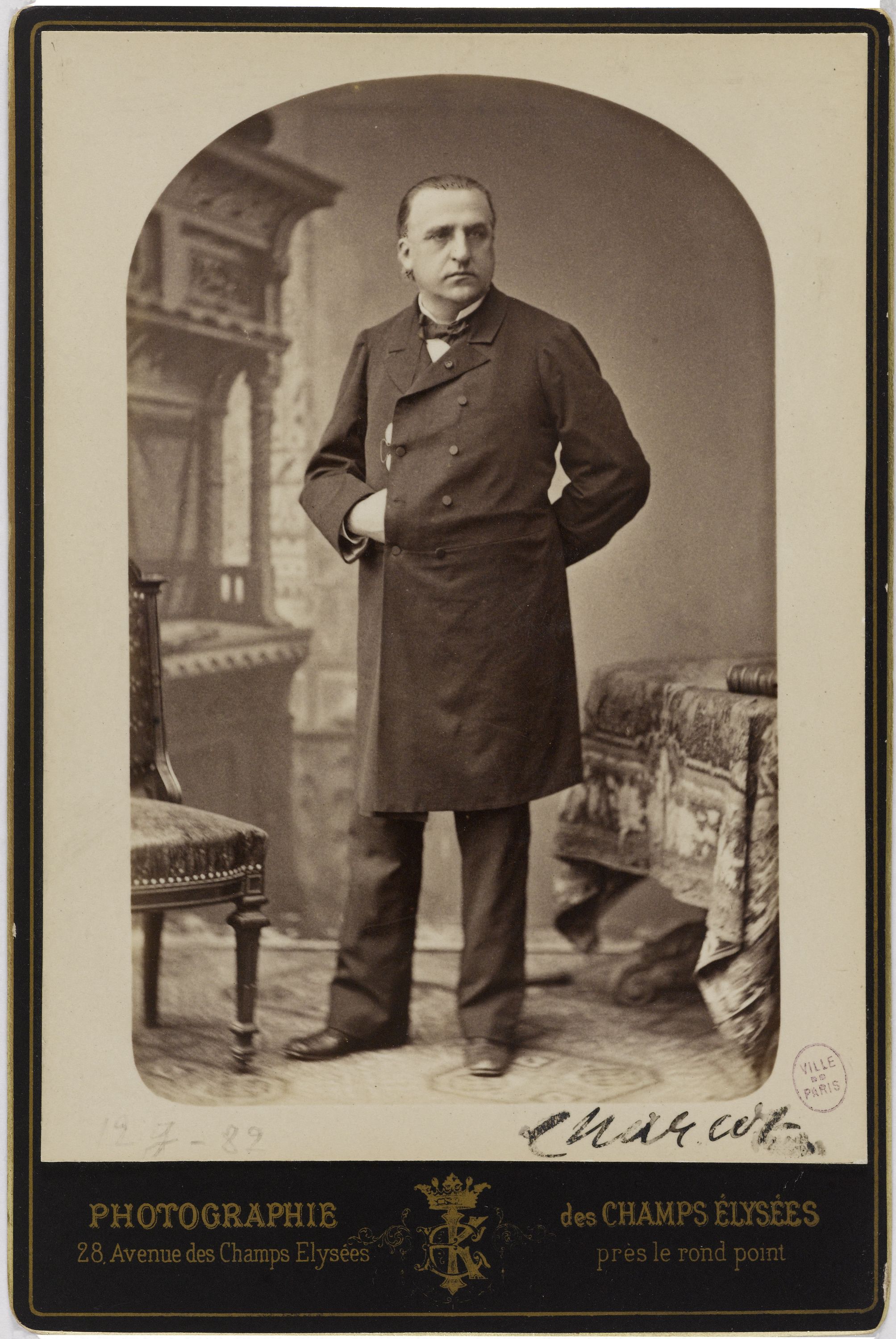 Anonyme, Portrait de Jean Martin Charcot, (1825-1893), médecin