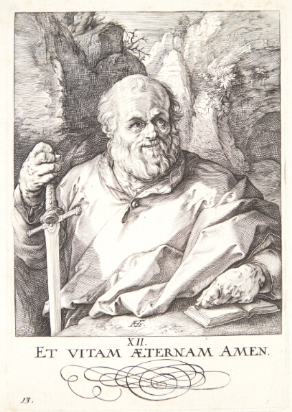Hendrick Goltzius, Apostlen Matthias