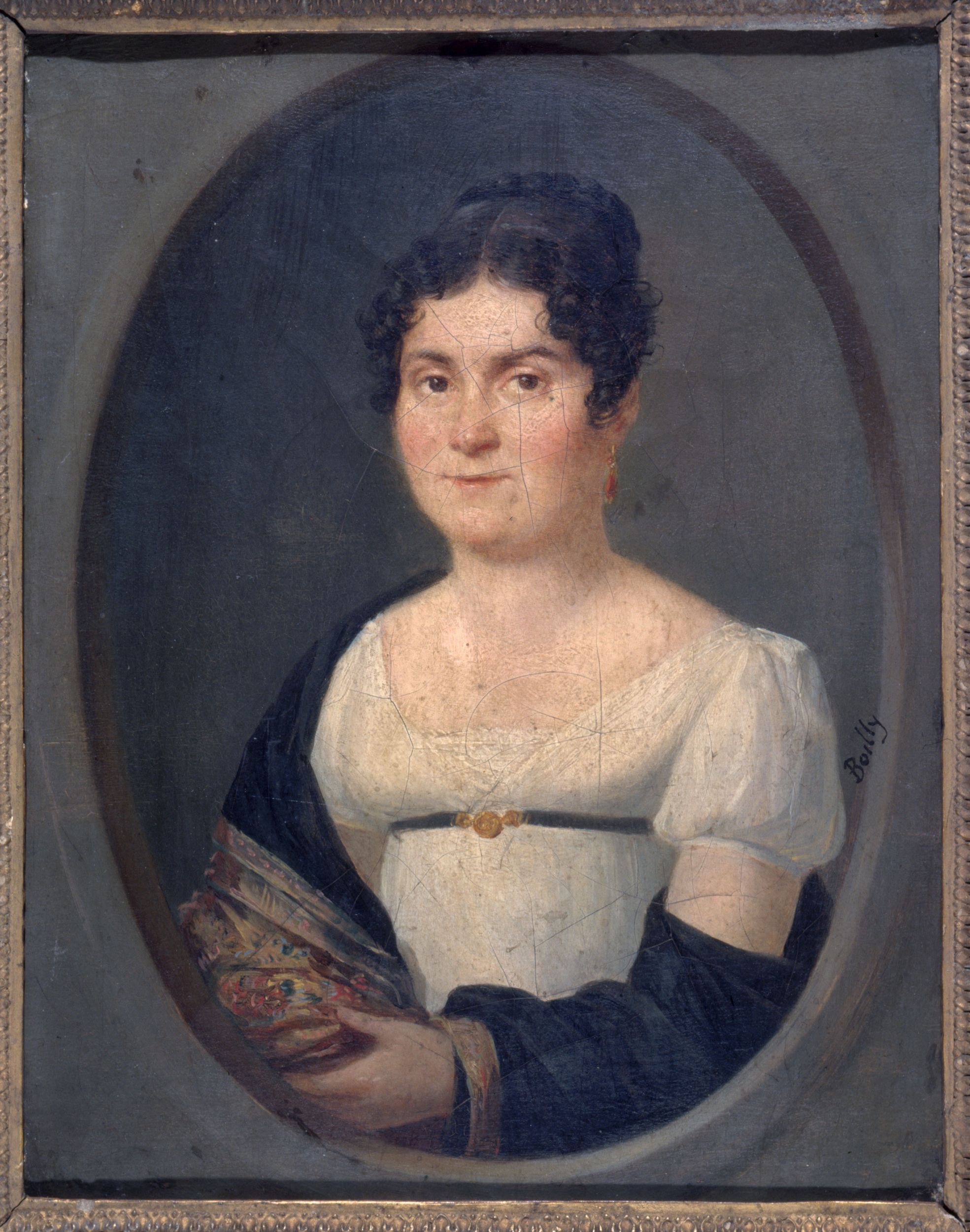 Anonyme, Portrait dit de Mme Jules Raulin (époque Empire).