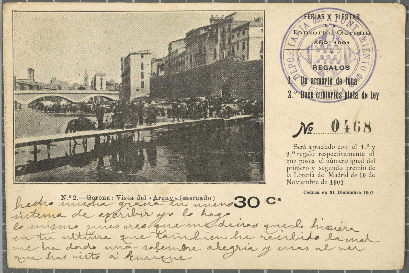 Amís Unal Alá, No. 2. Gerona: View of the Areny (market)