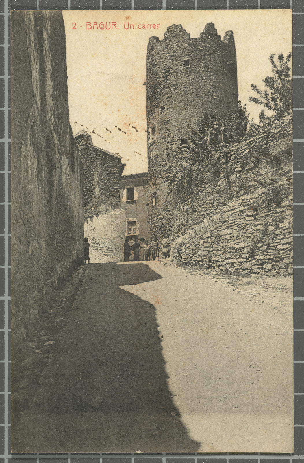 Desconegut, 2 - Bagur. Un carrer