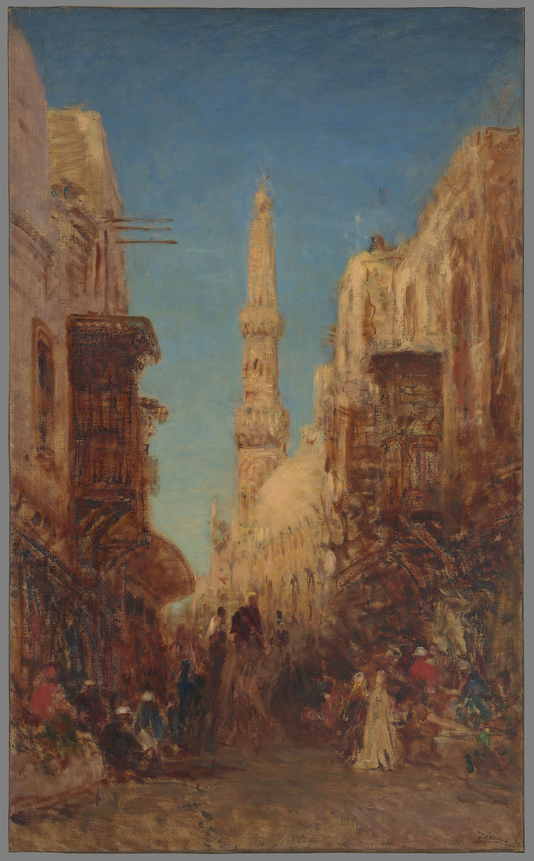Félix Ziem, Rue du vieux Caire