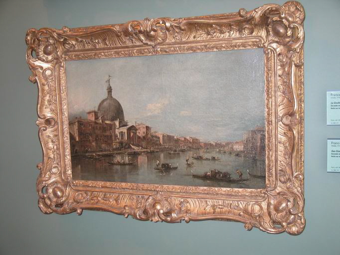 Francesco Guardi, Vue de San Simeone Piccolo à Venise
