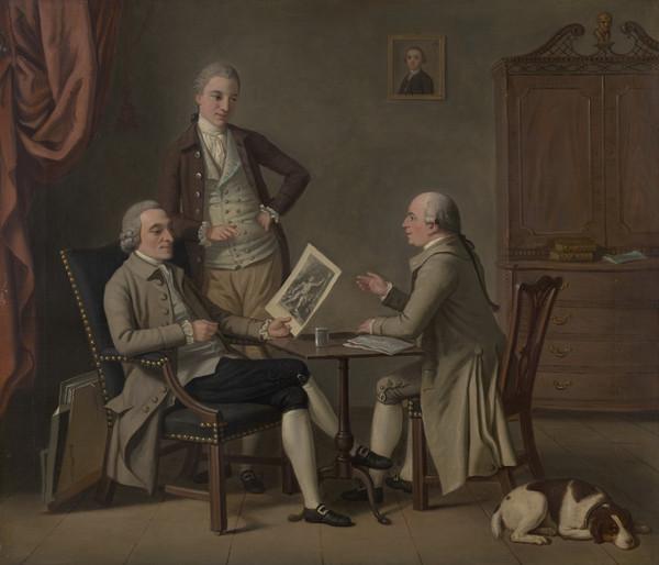 David Allan, The Connoisseurs: John Caw (died 1784), John Bonar (1747 - 1807) and James Bruce