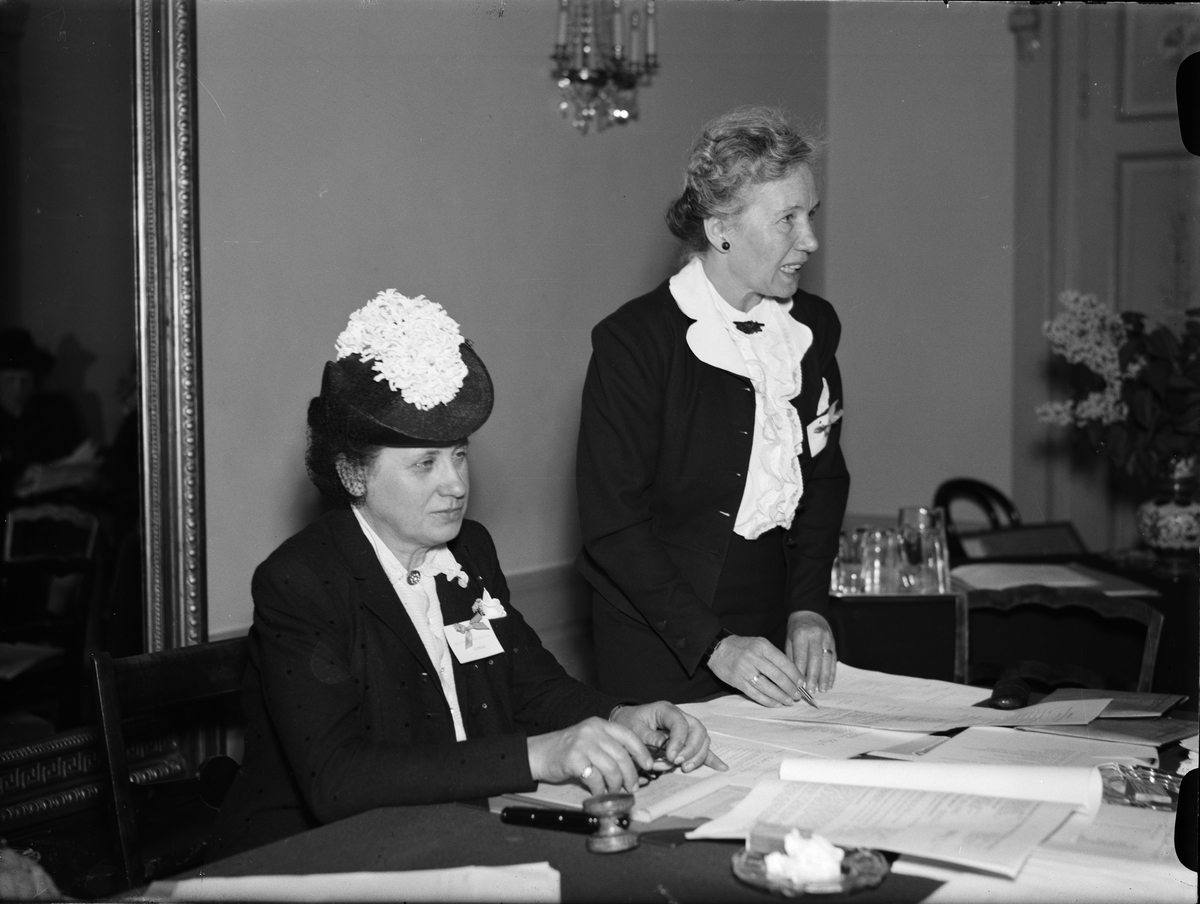 Paul Sandberg, The fourth national meeting of the professional women in the city hotel