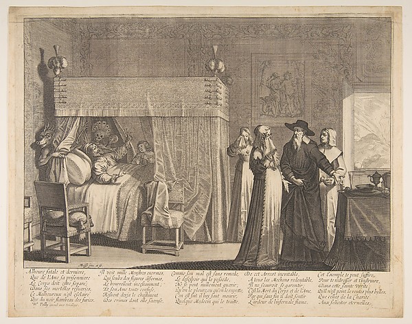 Abraham Bosse, The Death of the Rich Man