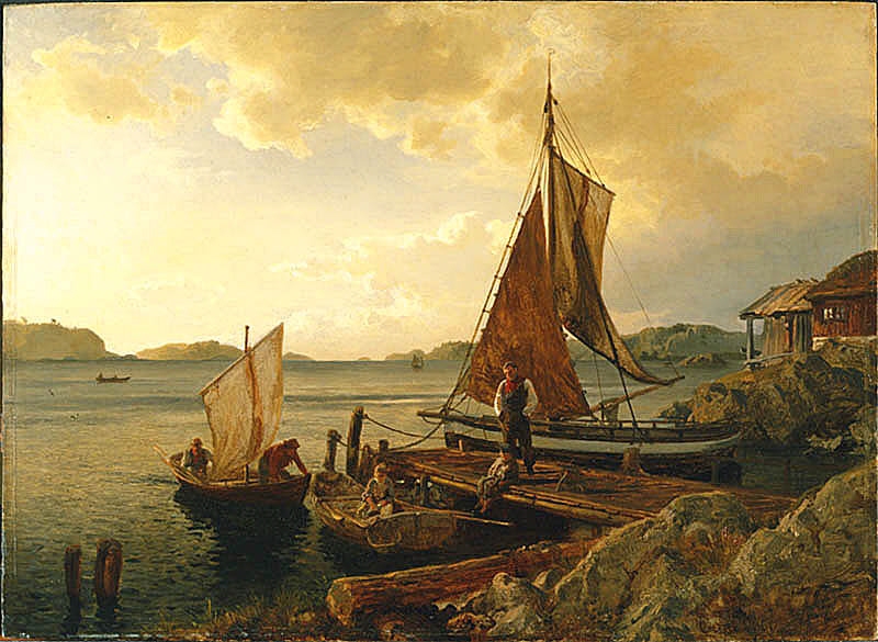 Hans Gude, In the Archipelago