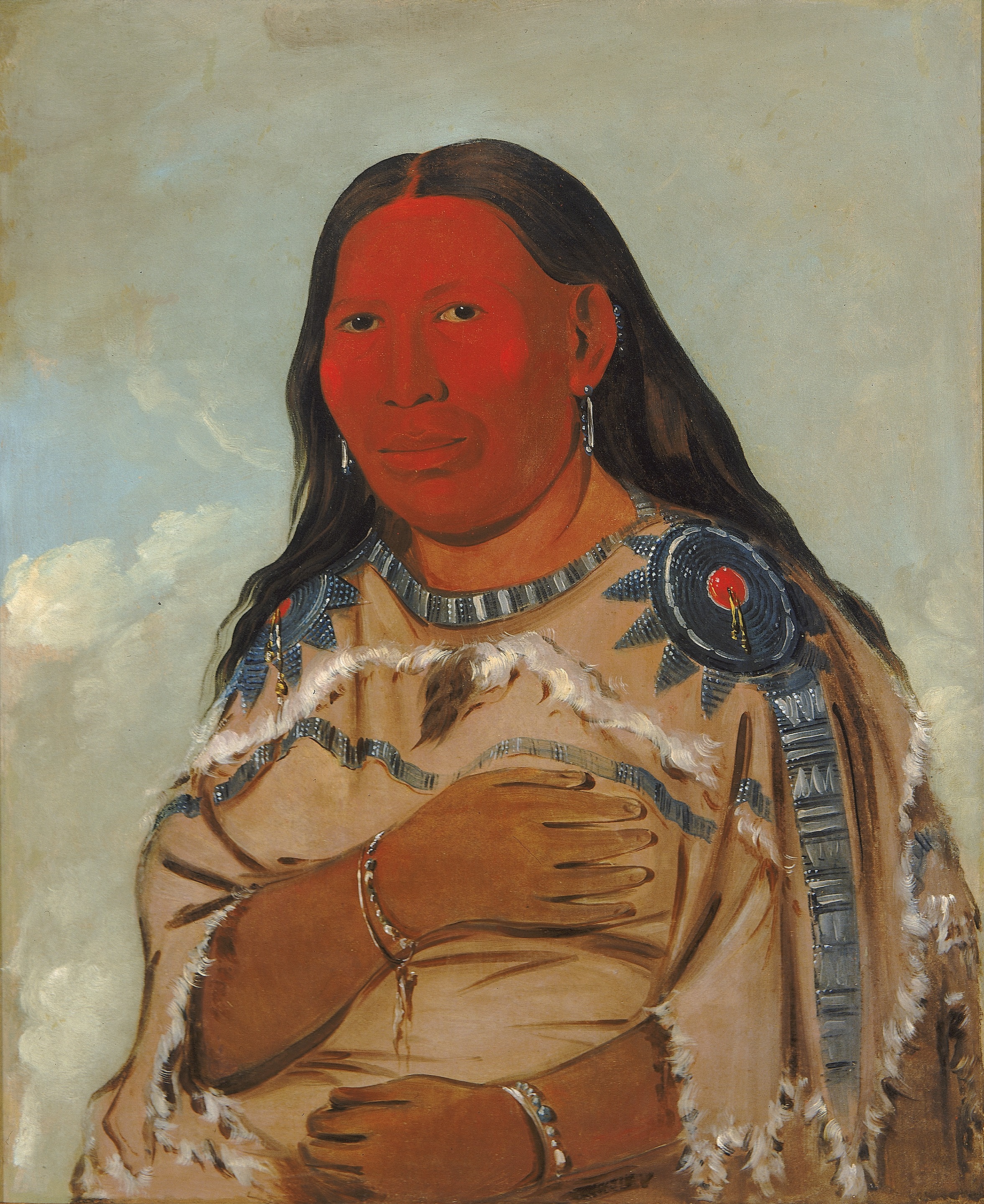 George Catlin, Wife of Two Crows