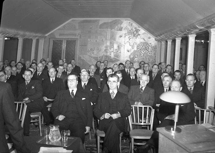 Arne Andersson, Enligt notering: "Lantbruksmöte Gästis 23/2 1948".